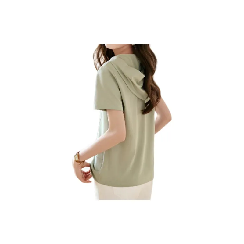 Mo Han Yi Mei T Shirt Women's Green-1