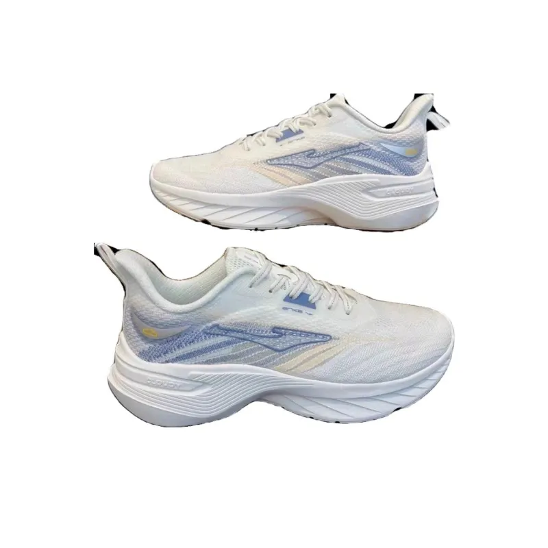 Erke Low-Top Running Shoes Men's White Blue-6