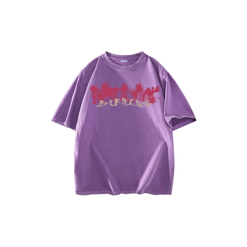 FONDLOOK T Shirt Unisex Black Gray Color-13