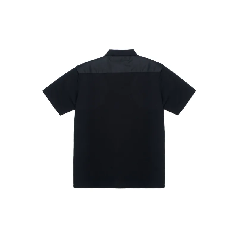 PRADA Logo Plaque Short Sleeved Polo Shirt-1