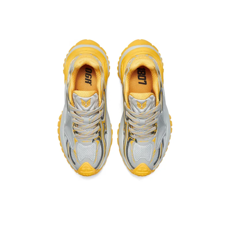 1807 x OGR Low Top Running Shoes Unisex Space Gray-4