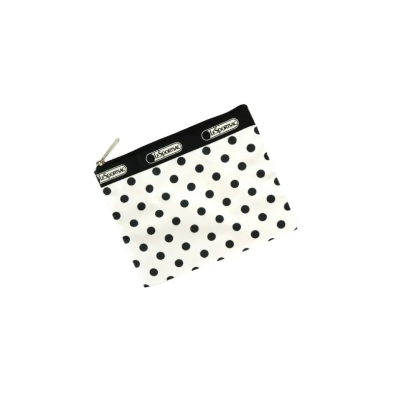 LeSportsac Polyester Crossbody Bag Shoulder Bag Women's White & Black-4