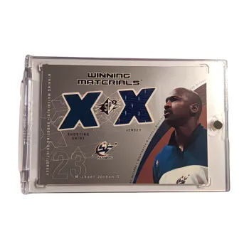UPPER DECK 2002 UD Winning Materials Shooting Jersey Jordan Competition Wear Jersey Star Card Sports Cards 1 Pc