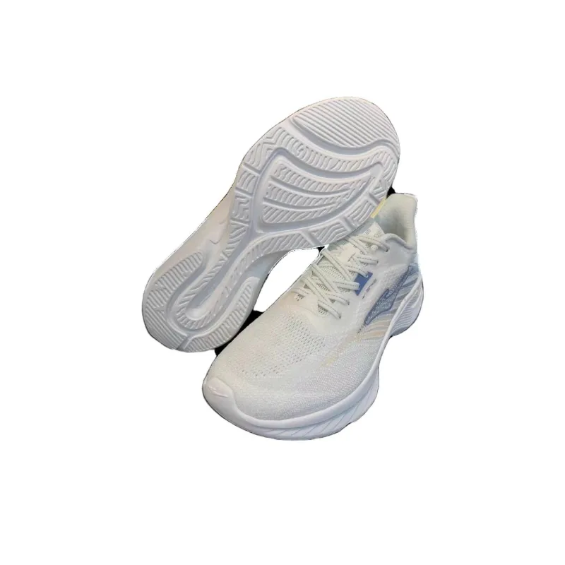 Erke Low-Top Running Shoes Men's White Blue-5
