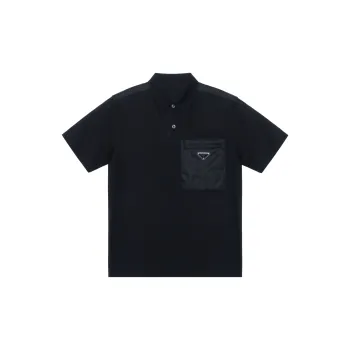 PRADA Polo Shirts Men Black XL - POIZON PRADA Polo Shirts Men Black XL - POIZON