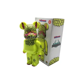 BE@RBRICK 400% Pogola DAN Yellow Trendy Figures 28cm