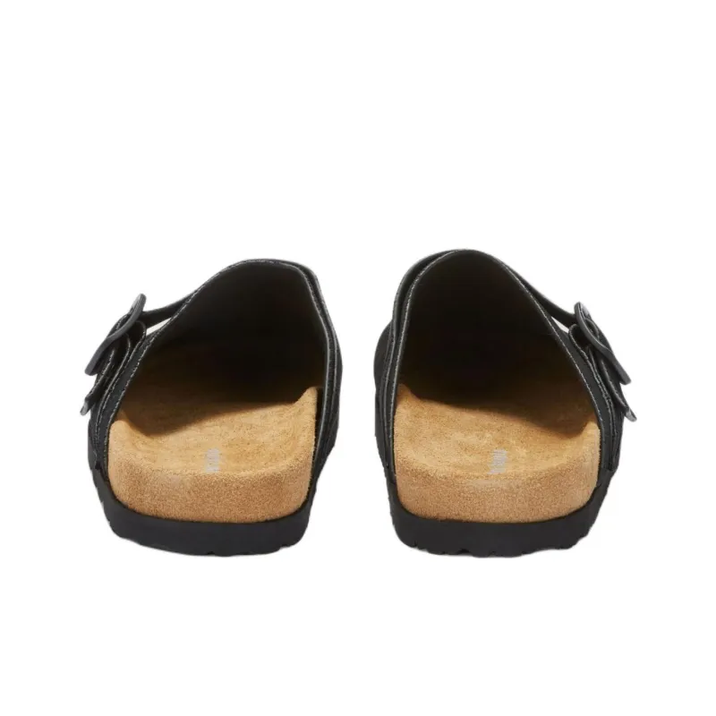 PALM ANGELS Logo print Suede Slippers-5