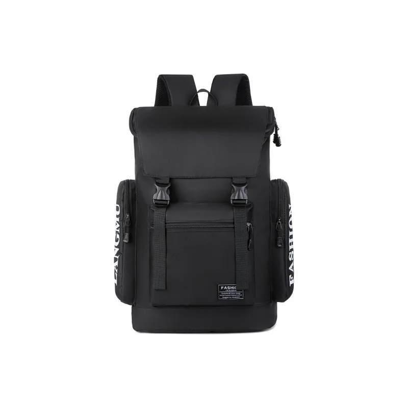 Venerable Brahma Backpack Nylon Large Size Unisex Black/Gray-0