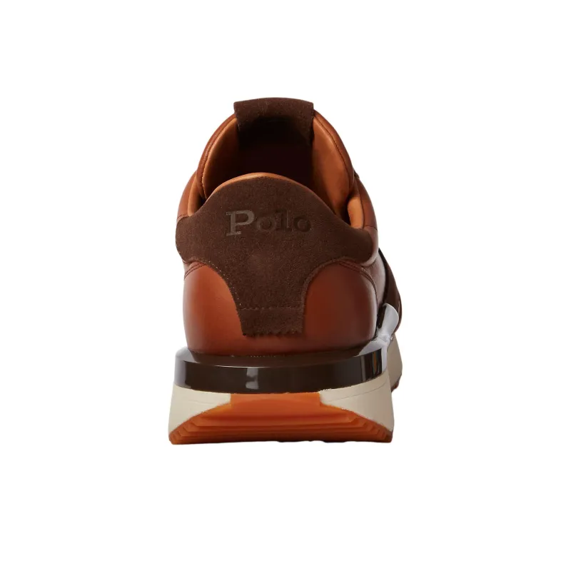 Polo Ralph Lauren Train 89 Low-Top Casual Shoes Men's Brown-3