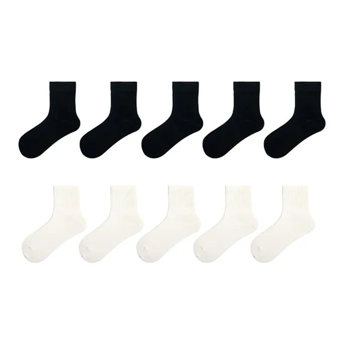 Flowers In The House Mid Calf Socks Unisex 10 Pack-0
