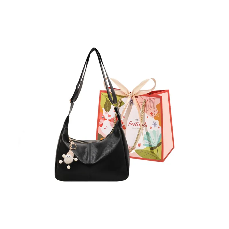 Cwatcun PU Crossbody Bag Regular Women's Ecru/Black/Brown/Coffee-0