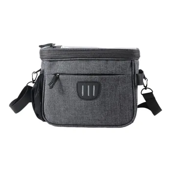PUIU Cycling Bag Road Bike, Mountain Bike, Outdoor Unisex Nylon Fabric 5L Heather Gray