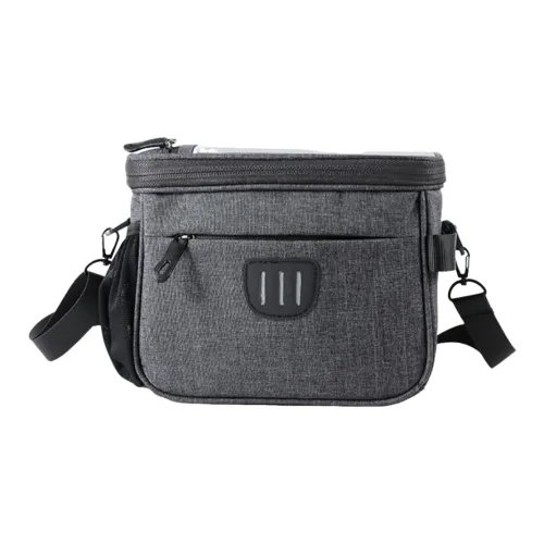 PUIU Cycling Bag Road Bike, Mountain Bike, Outdoor Unisex Nylon Fabric 5L Heather Gray
