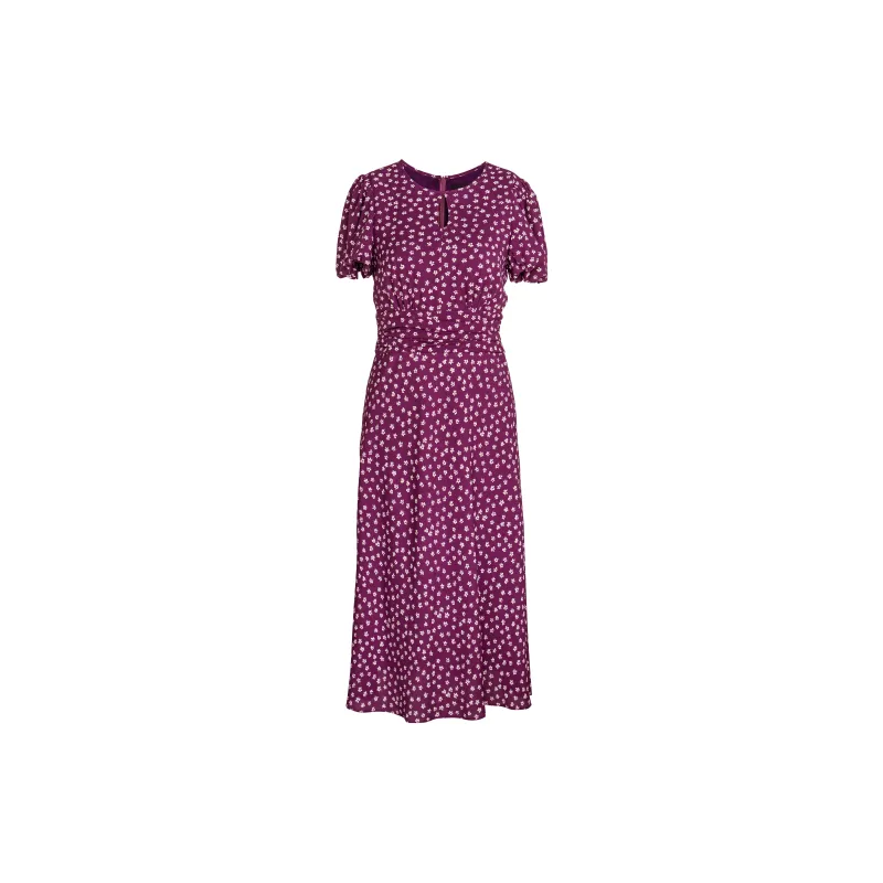 ROEYSHOUSE Short Sleeved Dress Women's Fuchsia-0