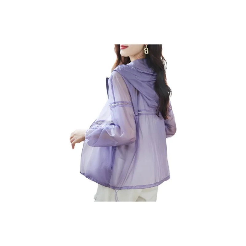 Mo Han Yi Mei Jackets & Coats Women's Purple-1