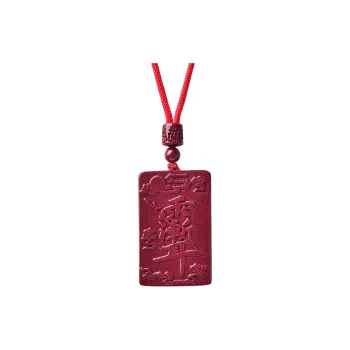 Sweet Kisses Cinnabar Jade Necklaces Unisex