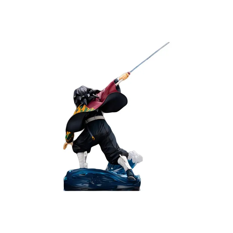 CRAFTSMANSHIP KOTOBUKIYA Artfx J Demon Slayer Giyu Tomioka Statue With Bonus Face Part Figure Red-1