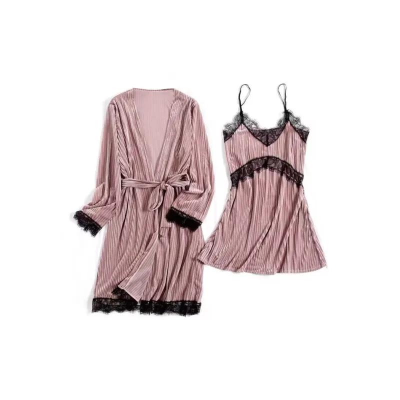 Flowers In Water Pajama Set Women's-1