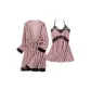 Leather Pink (Sleep Robe+Nightgown)