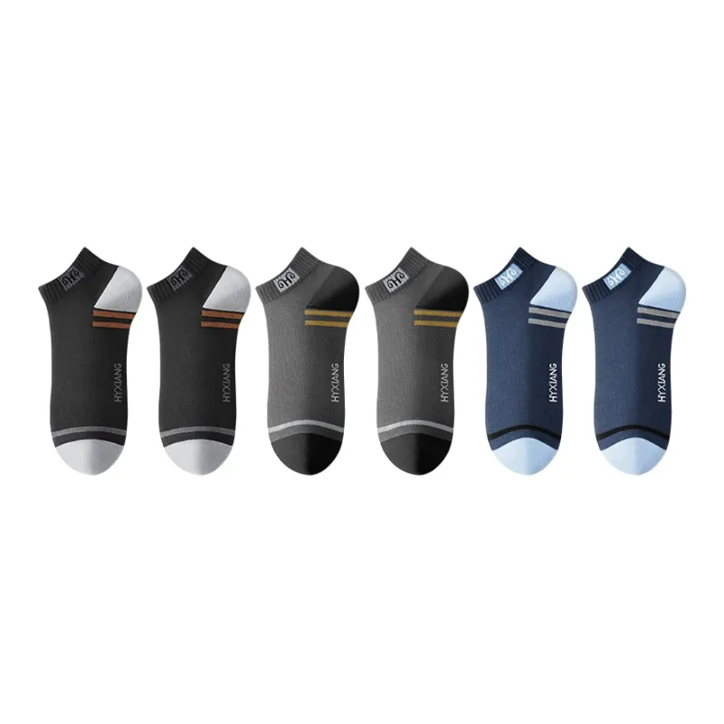 H YXIANG Ankle Socks Men's 6 Pack-1