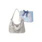 Gray Butterfly+Shopping Bag