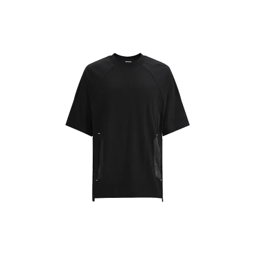 MENSHEN HIPHOP SPORT T-Shirts Unisex Black