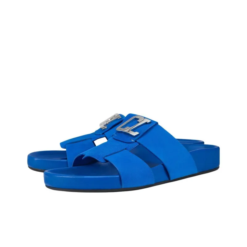 CL LUBOTING Slide Slippers Women's Blue-2