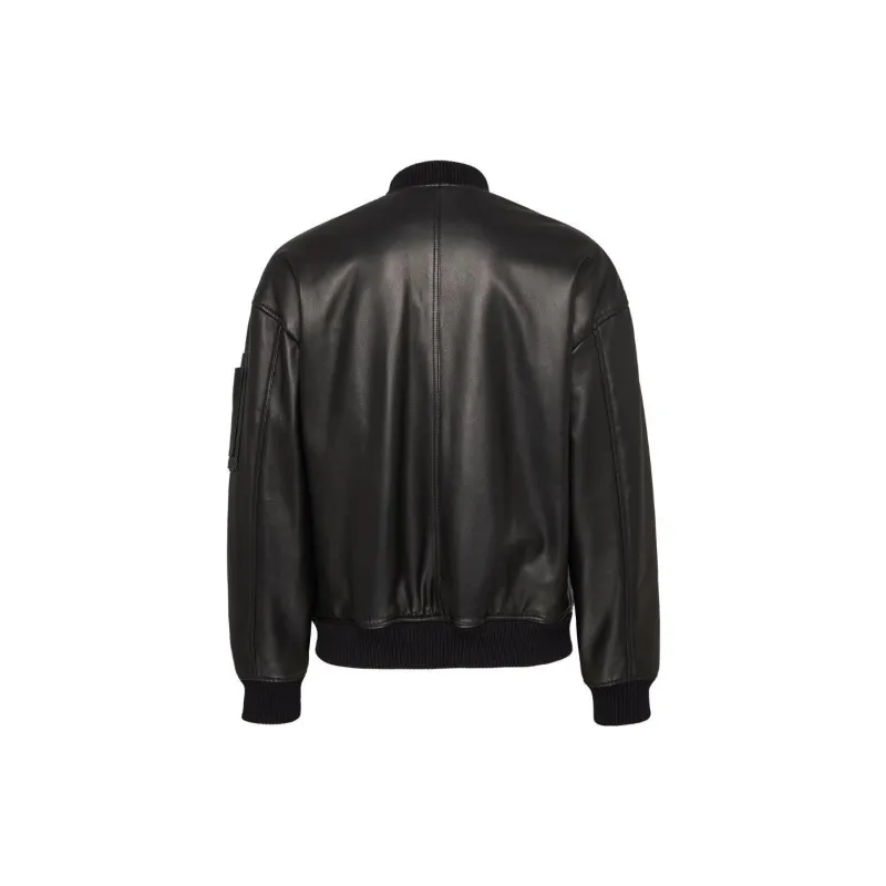 DSQUARED 2 Leather Bomber Jacket-1