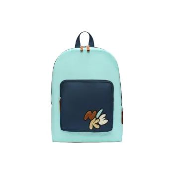 Nike Polyester Backpack Regular Men's Frost Green & Arsenal Marine Blue & Black