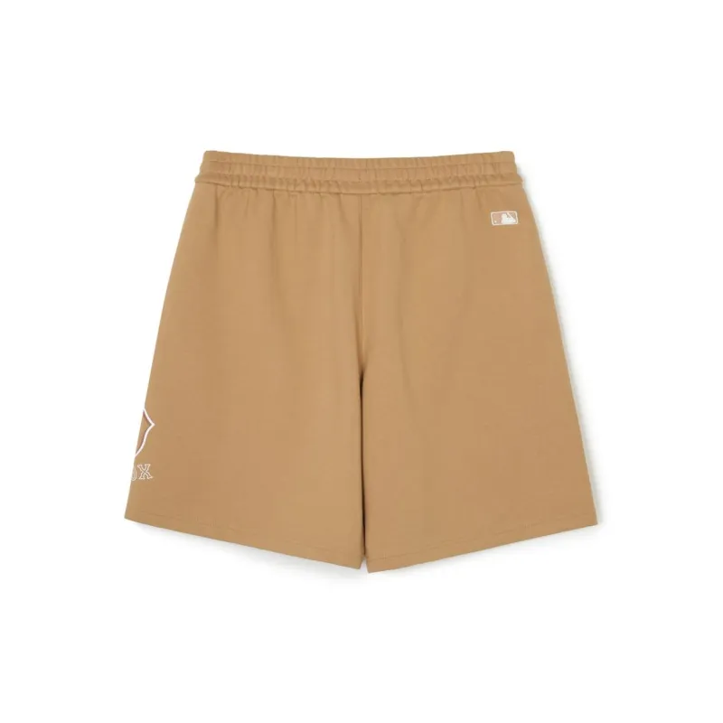 MLB Boston Red Sox Casual Shorts Unisex Light Camel-1
