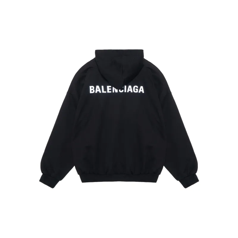Balenciaga Logo Printed Hoodie-1
