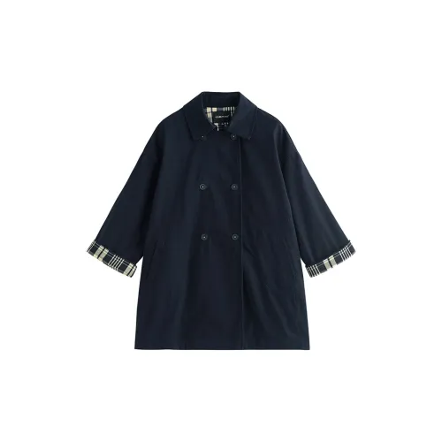 Initial language Trench Coats Women's