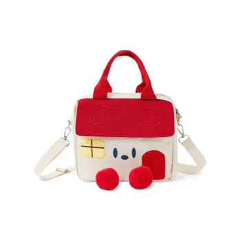 Bywhich Polyester One Shoulder Handbag Crossbody Bag Regular Women's Red/Yellow