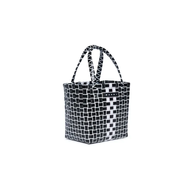 MARNI Polypropylene Pp Handbag Kids' Black & White-1