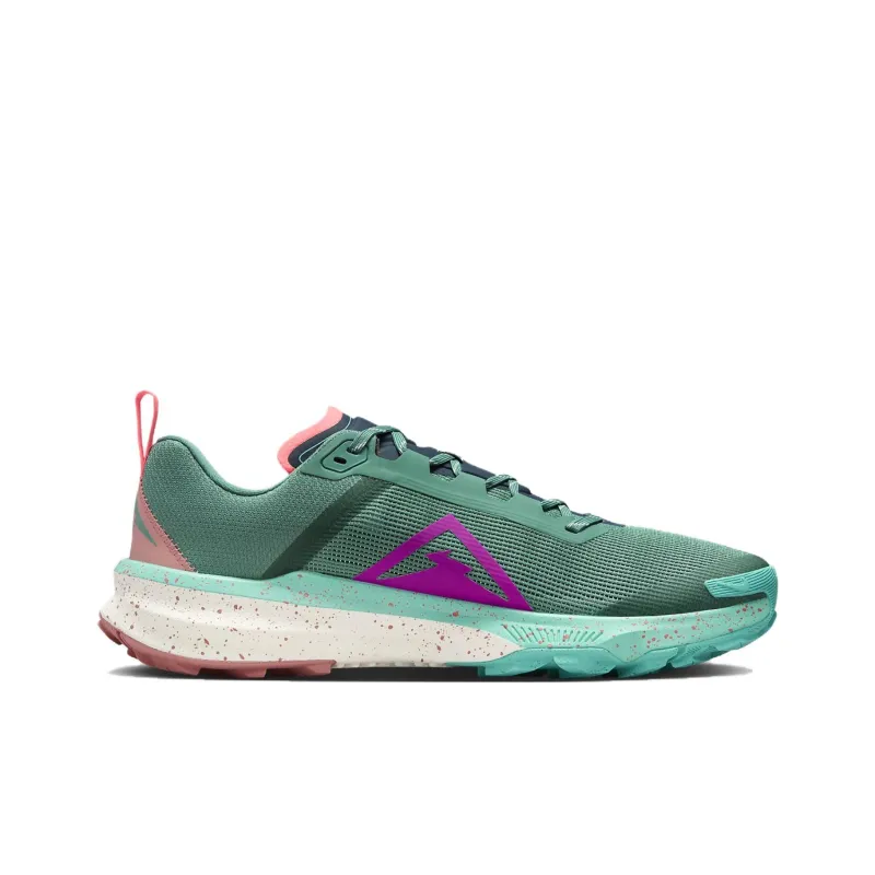 Nike Kiger 9 Breathable Low Top Trail Running Shoes Men's Green Pink-1