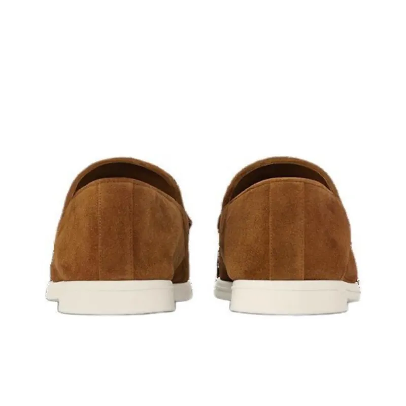 LOUIS VUITTON Estate Loafers Men's Mocha-3