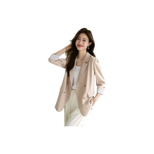 Mo Han Yi Mei Business Suits Women's Khaki Green