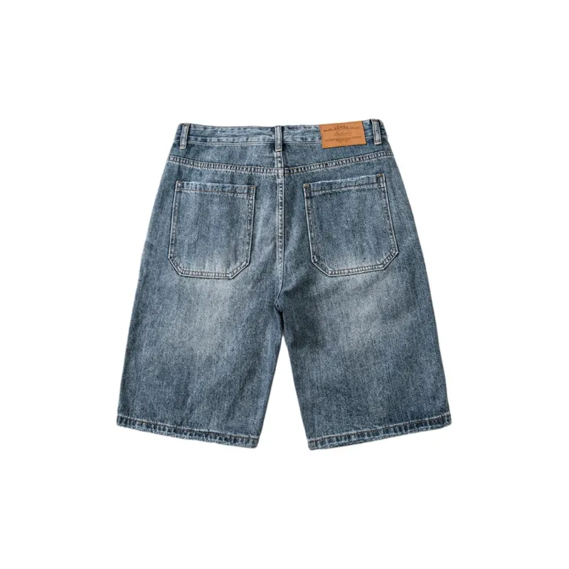 WOOD SOON Denim Shorts Men's Denim Blue-1