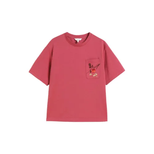 PUKKA T-Shirts Women's Red Plum Color