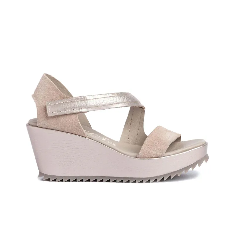 Pedro García Fineta Strap Sandals 6cm Women's Beige-1