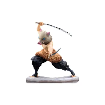 CRAFTSMANSHIP KOTOBUKIYA Artfx J Demon Slayer Inosuke Hashibira With Bonus Face Part Figure Tan