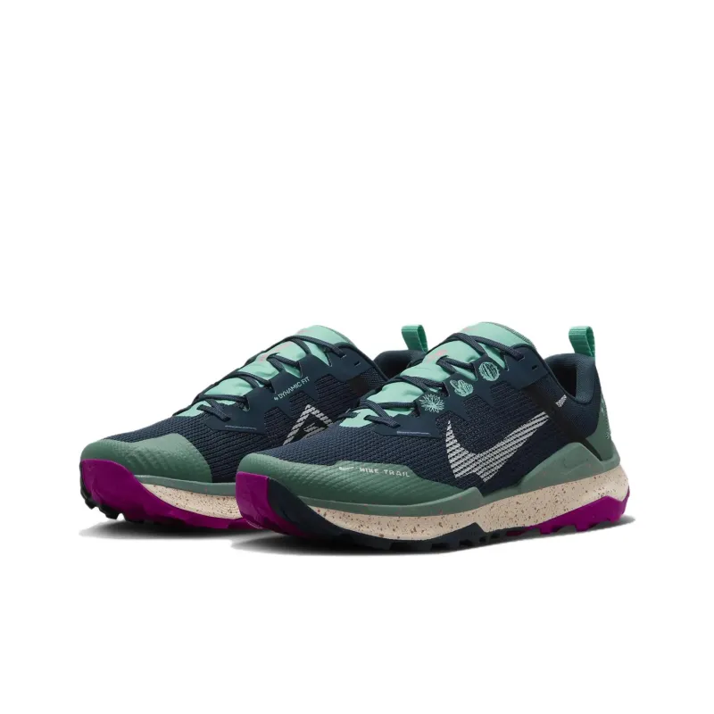 Nike Wildhorse 8 Slip Resistant Low Top Trail Running Running Shoes Men's Dark Blue-3
