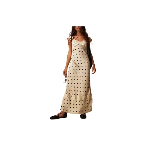 FREE PEOPLE Short-Sleeved Dresses Women's Tea Combo/Tea Brown Combo