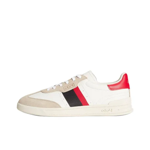 Polo Ralph Lauren Heritage Aera Low-Top Skateboard Shoes Men's Red