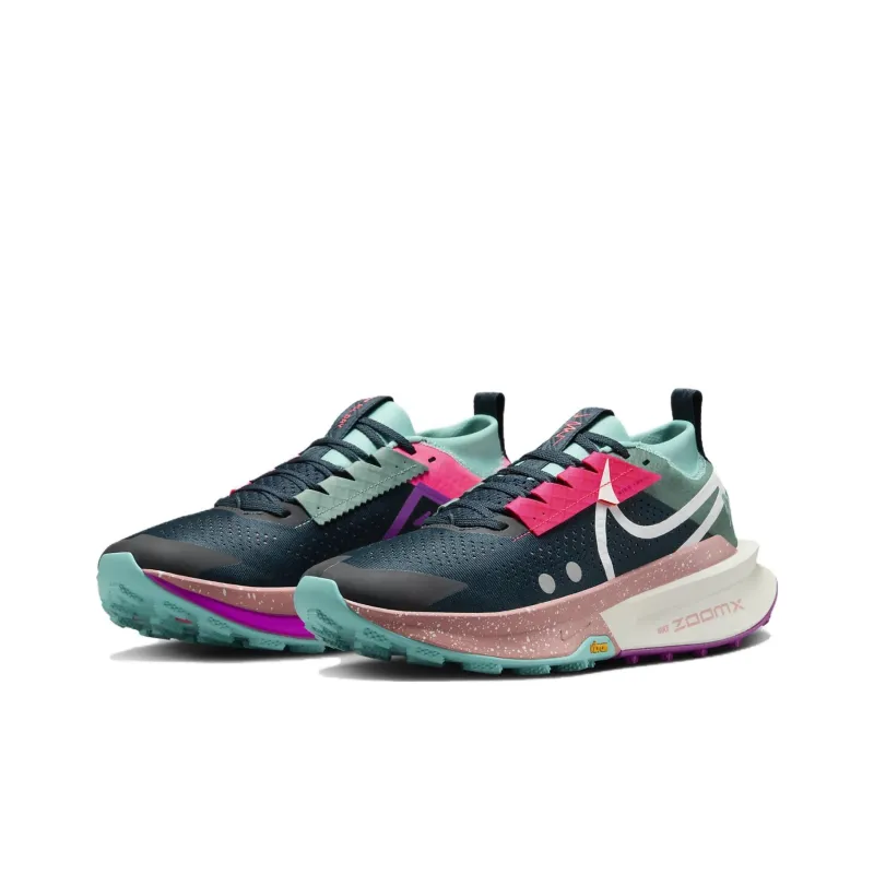 Nike ZoomX Zegama 2 Armory Navy Green Frost Vivid Grape Sail-2