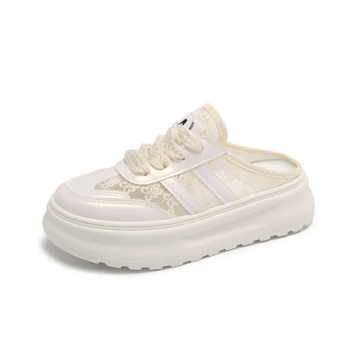 GEJIANI Rubber Sole Slip-Resistant Wrap-toe Slippers Women's