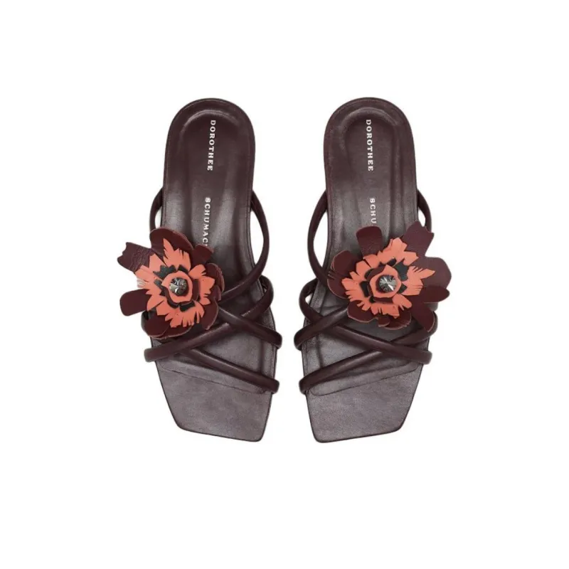DOROTHEE SCHUMACHER Slide Slippers Women's Red-4