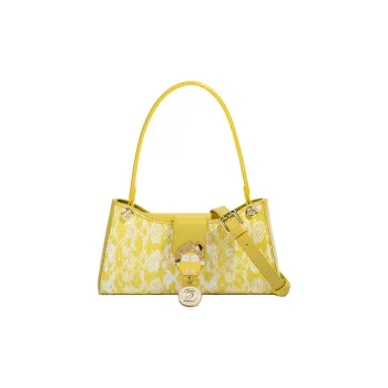 MACK JODAER Synthetic Leather Shoulder Bag, Crossbody Bag, Handbag Regular Women's Light Yellow