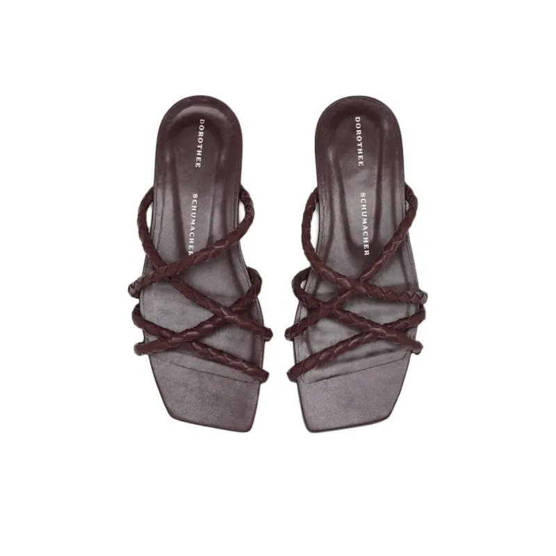 DOROTHEE SCHUMACHER Slide Slippers Women's Red-4