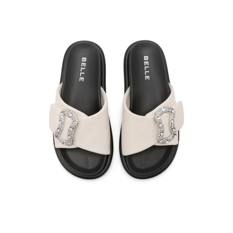 BELLE EVA Rhinestone Slip Resistant Abrasion Resistant Slide Slippers Women's-17